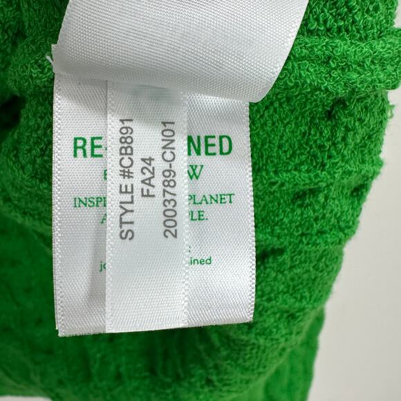 J.Crew Odette Cable Knit Sweater Lady Jacket Cotton Blend Boucle Green S NWT - Picture 10 of 14